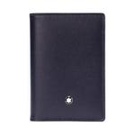 MONTBLANC Кожаный картхолдер мужской морской синий градиент - фото 3