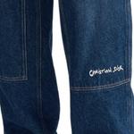 Кристиан Диор Джинсы с вышивкой мужские синие - фото 8