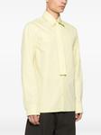 Jil Sander поплиновая рубашка, желтый - фото 3