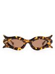 Nanushka солнцезащитные очки Tully, коричневый - фото