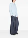 Поплиновая рубашка DRIES VAN NOTEN, синий - фото 3