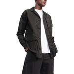 Куртка мужская Stone Island с карманами на заклепке, черный - фото 3