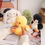 Плюшевая игрушка пингвин черепашка бобовый мешок высота 16см WOWOCHENG - фото 6