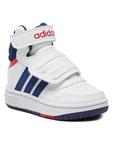 Кроссовки Hoops Mid adidas, белый - фото 2