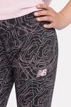 Леггинсы для девочек aop jersey New Balance, черный - фото 4