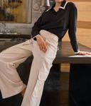 Брюки женские Aaron & Amber, цвет ecru - фото 2