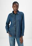Блуза Bruuns Bazaar Button-down blouse, Blue Denim/Blue - фото 4