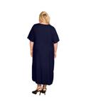 Платье Belle Rayon Plus Size в цвете Blueberry On The Plus Side, черный - фото 3
