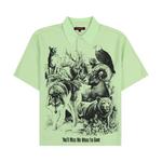 Поло Pleasures Revival Boxy Polo, Mint - фото