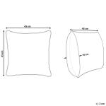 Декоративная подушка Beliani, экрю - фото 4