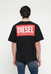 Футболка с принтом Diesel, Black - фото