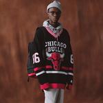 Свитер NBA Bulls Team Unisex черный STARTER - фото 4