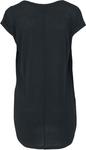 Футболка Urban Classics Ladies Long Back Shaped Slub Tee, черный - фото 2