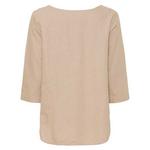 Футболка Sea Ranch Corrie 3/4 Sleeve V Neck, бежевый - фото 2