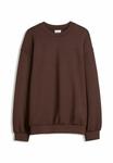 Толстовка Bershka Sweatshirt, Dark Green/Dark Brown - фото 2
