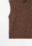 Джемпер Massimo Dutti Jumper, Mottled Brown - фото 7