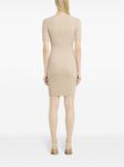 Courrèges платье мини с вырезами, нейтральный - фото 4