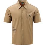 Рубашка унисекс Mizuno, хаки - фото