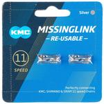 Цепь Missinglink с 11-скоростным соединителем Kmc, Silver - фото 2