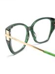 Солнцезащитные очки в оправе 'кошачий глаз' Max Mara Eyewear, зеленый - фото 3