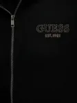 Худи на молнии с логотипом GUESS USA, черный - фото 4