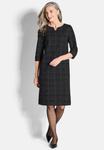 Платье GOLDNER Day dress, Black Patterned/Black - фото 2