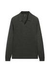 Топ Massimo Dutti MERINO LONG SLEEVE, Dark Grey - фото 5