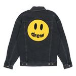 Куртка chenille mascot patch trucker jacket 'black' Drew House, черный - фото