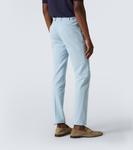 Хлопковые чиносы Slowear, Light Blue - фото 4