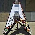 Epiphone Jimi Hendrix «Love Drops» Flying V для левши - фото