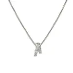 HERMES Ожерелье Diamond 18K White Gold Unisex Silver - фото 2