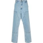 Брюки с усиленными коленями Carhartt WIP, синий - фото