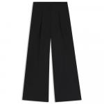 Брюки свободного кроя из эластичной ткани BOSS, черный - фото