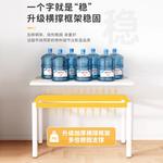 Стол 140x70 см с полузакрытым тумбочным блоком Naijia, белый, минималистичный, для дома и офиса - фото 7