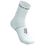 Носки для бега Compressport Pro Marathon Socks V2.0, цвет White/Black - фото 4