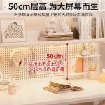 Комплект стола со стулом 80 см белый с перфорированной панелью - фото 5