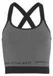 Топ Vivance Active Crop, цвет grau melange - фото