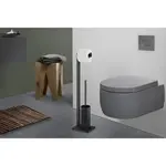 Carvo Zack держатель для туалетной бумаги с держателем для туалетной щетки, черный - фото 3