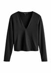 Топ Next V-NECK LONG SLEEVE , Black - фото 5
