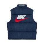 Жилет Supreme x Nike Denim Puffer Vest, синий - фото 2
