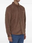 James Perse куртка-рубашка из шерпы, коричневый - фото 4