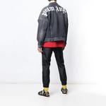 Джинсовая куртка мужская черный Palm Angels - фото 2