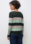 Джемпер Street One GESTREIFTER PULLOVER, Grün/Green - фото 3