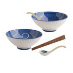 Чаши KAWASIMAYA, 7-inch noodle bowl (ocean ripple) - фото 8