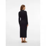 Платье Mamalicious Trinity long sleeve midi, черный - фото 2
