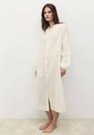 Платье Mango Shirt dress, Off-White - фото 3