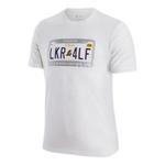Футболка Nike Front Logo Short Sleeves Tee 'White Lakers License', белый - фото