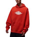 Редкая толстовка с капюшоном Jordan, красный - фото