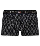 Трусы мужские Tommy Hilfiger боксеры с принтом, черный - фото
