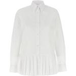 Складчатая рубашка с длинными рукавами THOM BROWNE, белый - фото 4